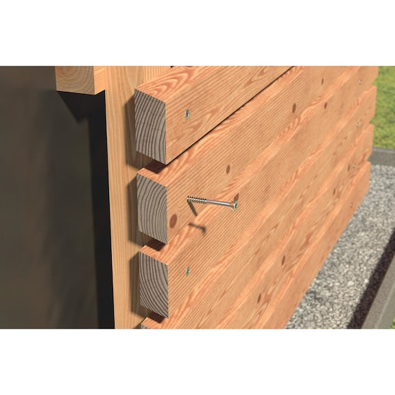 Würth ASSY®PLUS 4 SRCS Holzfassade 3,5-4,5mm Teilgewinde Edelstahl A2