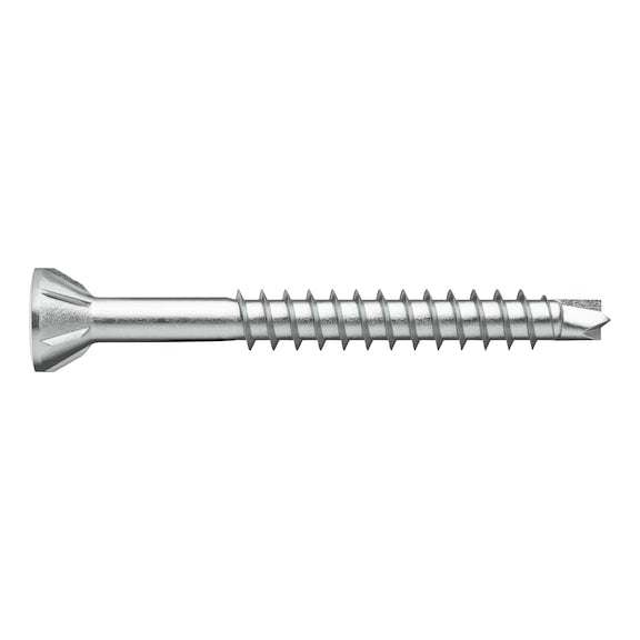 Würth ASSY®plus Fassadenschraube Edelstahl A2 Teilgewinde m. Linsenkopf 5,5x90mm | 100 Stück Teilgewinde Edelstahl