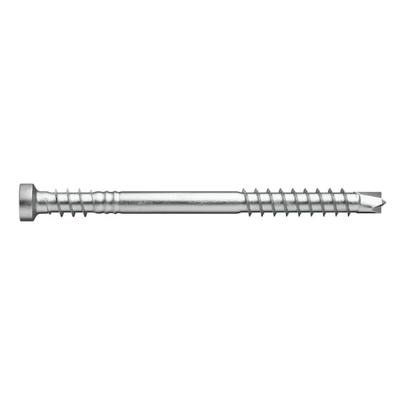 Würth ASSY®plus Terrasse-Holz Zylinderkopf 5,5x80mm | 250 Stück Teilgewinde Edelstahl