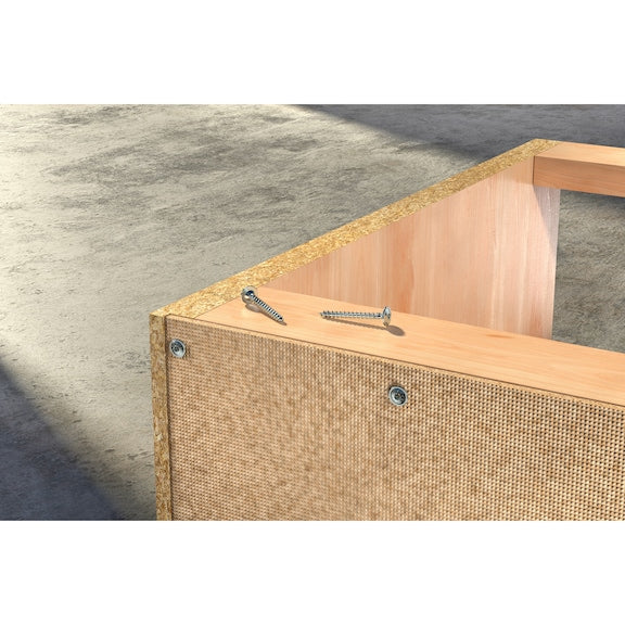 Würth ASSY® 4 BP Rückwandschraube 3-4mm Vollgewinde verzinkt